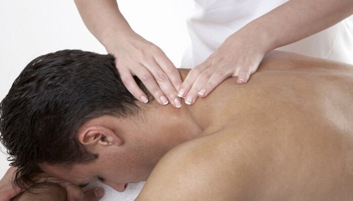 masáž pro osteochondrózu páteře